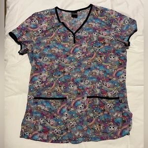 Tokidoki koi scrub top-medium